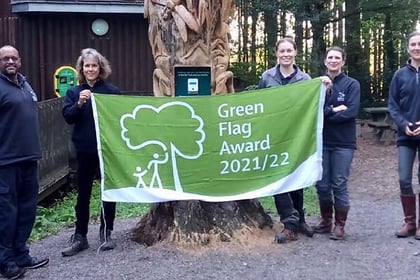 Country park’s team joy at Green Flag honour