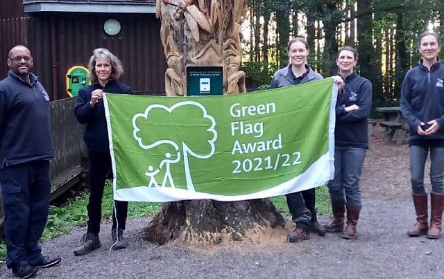 Country park’s team joy at Green Flag honour