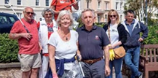 Back beach clean-up team are back