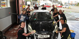 Car wash heroes boost Firefighters’ charity