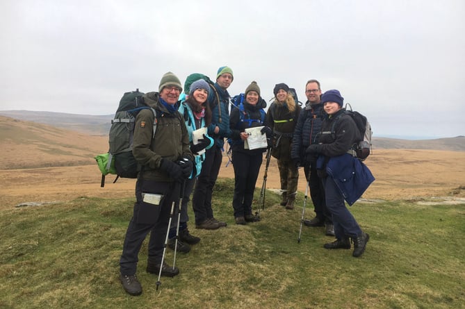 fifteen well-trained parents and members of Ashburton and the wider community are challenging themselves to walk 35 and 45 miles over two days emulating the Ten Tors Challenge which has just celebrated its 60th year!
Picture: Heatherbelle Bates