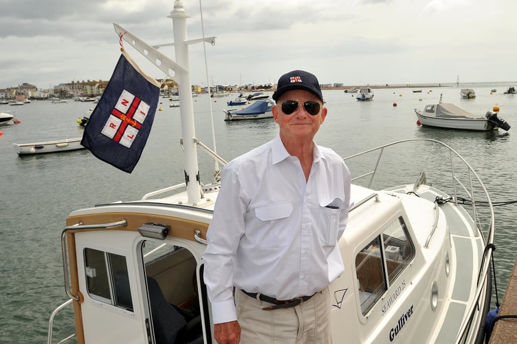 Bill Foley from Shaldon who will be sailing around the UK