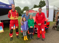 Families delighted to meet lifesaving air medic heroes