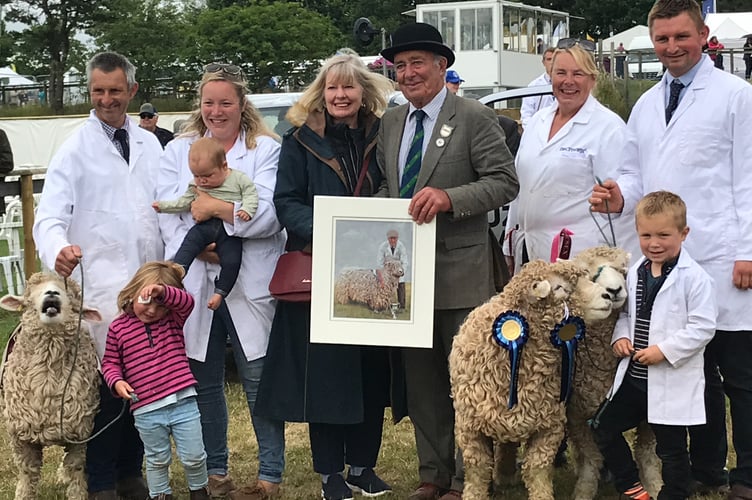 Edward Darke and family Devon County Show