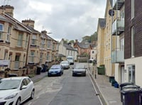 Pigeons shot in Newton Abbot street