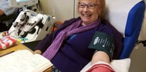 Super donor Joan’s 250th gift of life