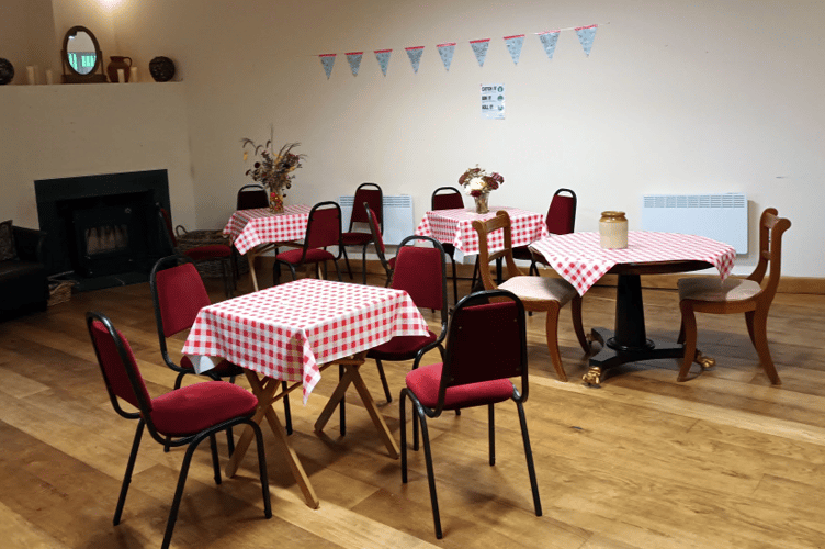 Mamhead Village Hall, one of more than 400 across the county.