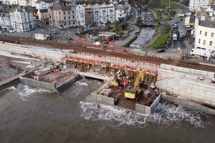 Dawlish sea wall