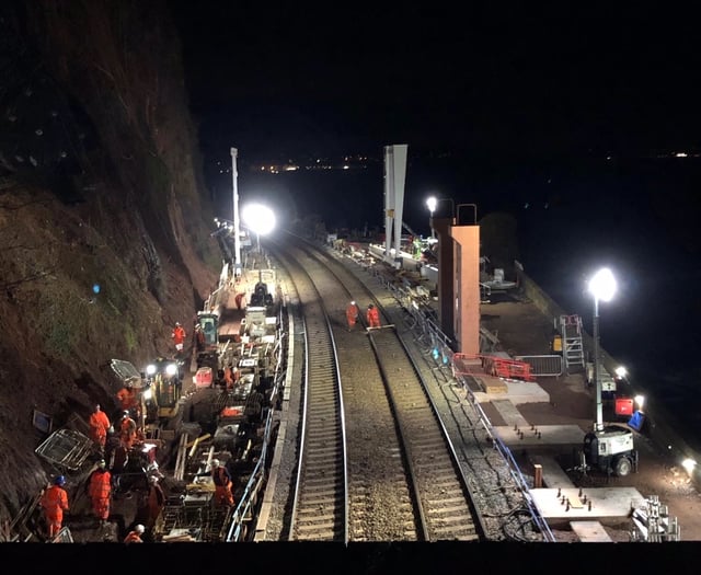 Network Rail staff will be working over Christmas