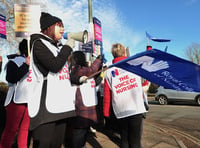 Devon nurses join in with national strike action