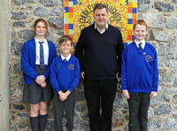 Chudleigh Knighton pupils quiz Minister