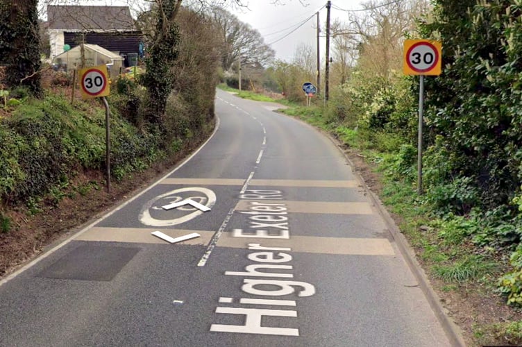 Higher Exeter Road Teignmouth.
Picture: Google Street View