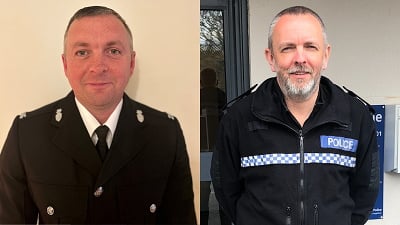 Stabbed officers up for bravery award