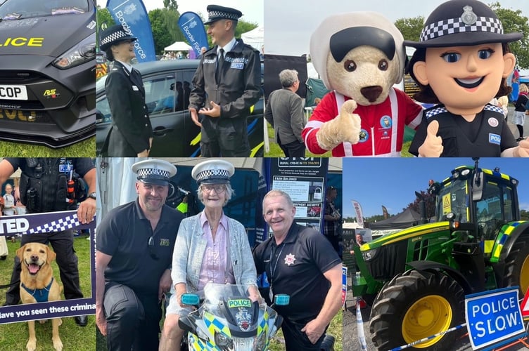 Devon and cornwall Police have thanked the public after meeting hundreds of visitors at the Devon County show.
Picture: Police (23-5-23)