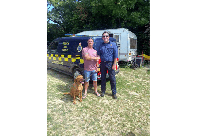 Ernie's thank you to Brixham Coastguard rescuers