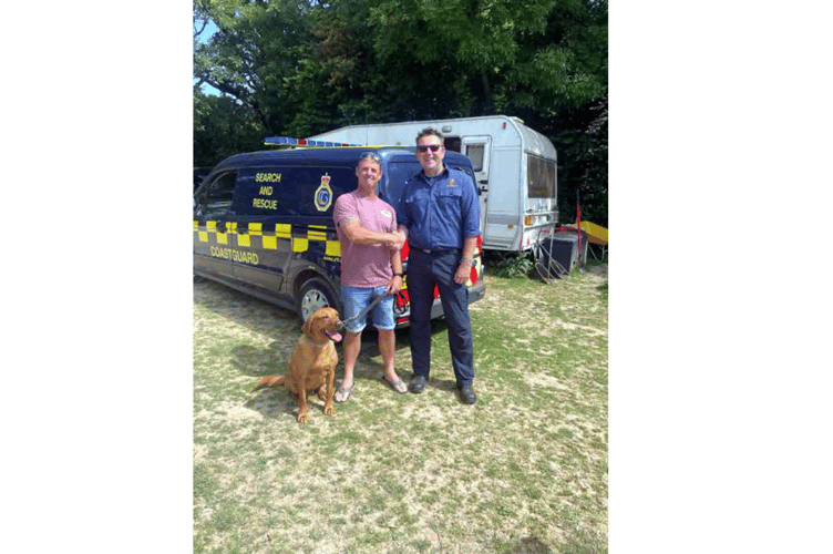 Ernie's thank you to Brixham Coastguard rescuers