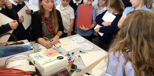 Pupils get an emotive art lesson