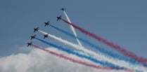 Brilliant Red Arrows over Teignmouth