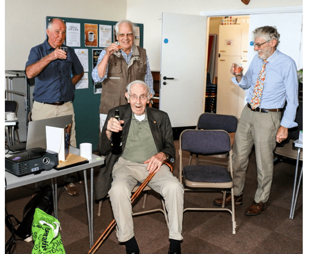 Rotary Club of Ashburton & Buckfastleigh celebrate Len's 100th