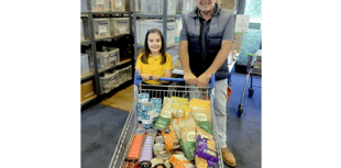 Isla-Mae proves a HIT with foodbank