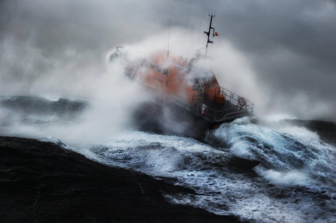 RNLI storm warning 