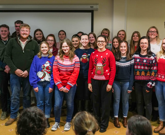 Devon YFC sing for the Archbishop of Canterbury and Kaleb Cooper