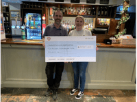 Charity benefits from Exminster pub's support