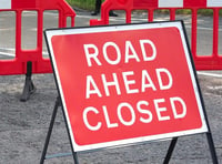 Road will be closed for highways work tonight 