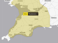 Met Office warns of thunderstorms, flooding