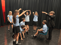 Story-telling techniques focus of students' MED Theatre workshop 