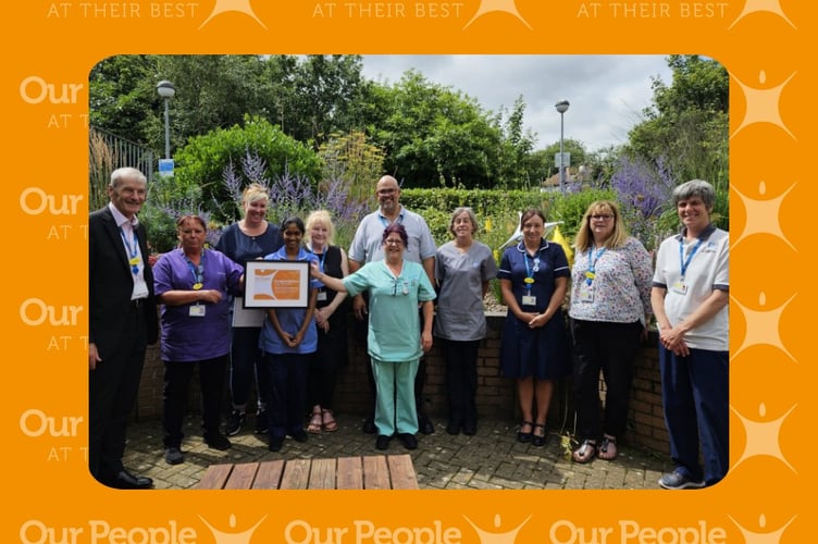 Dawlish Hospital team win award 