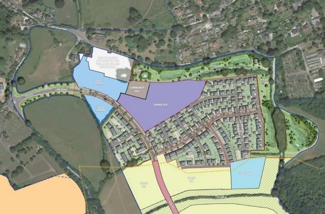 Wolborough Barton development plan 