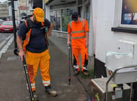 Gum busters take to streets of Newton Abbot