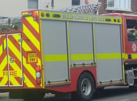 Firefighters battle workshop blaze