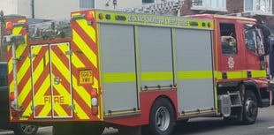 Firefighters battle workshop blaze