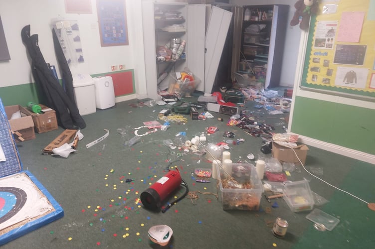 4th Teignmouth Scouts hut was ransacked in September. Photo 4th Teignmouth Scouts 