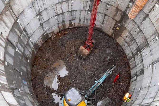 A giant storm tank is planned for Dawlish