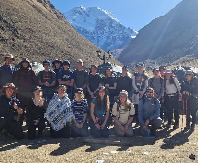 Students' trip to deepest, darkest Peru