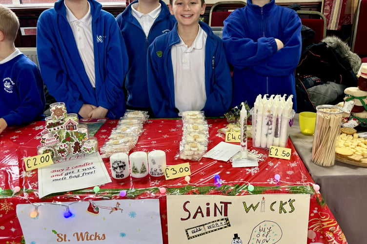 Candles sold well for Cockwood School pupils