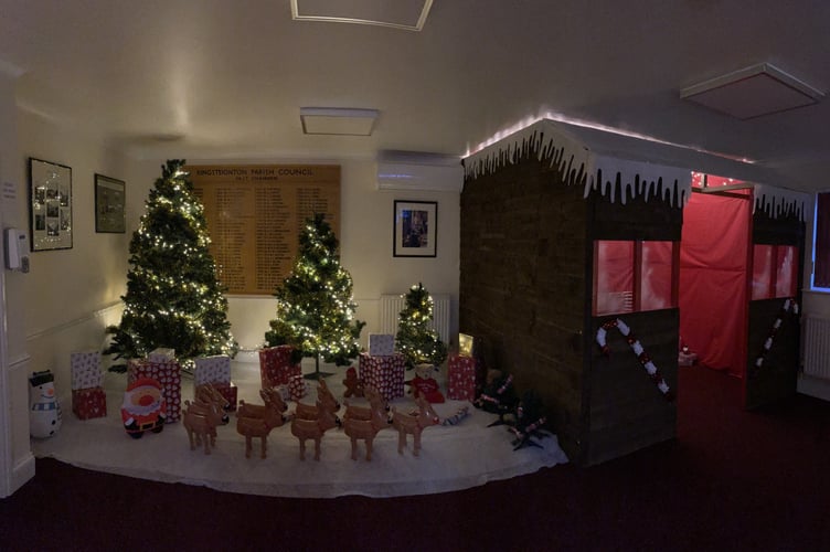 Kingsteignton Town Council's grotto. Photo Kingsteignton Town Council 