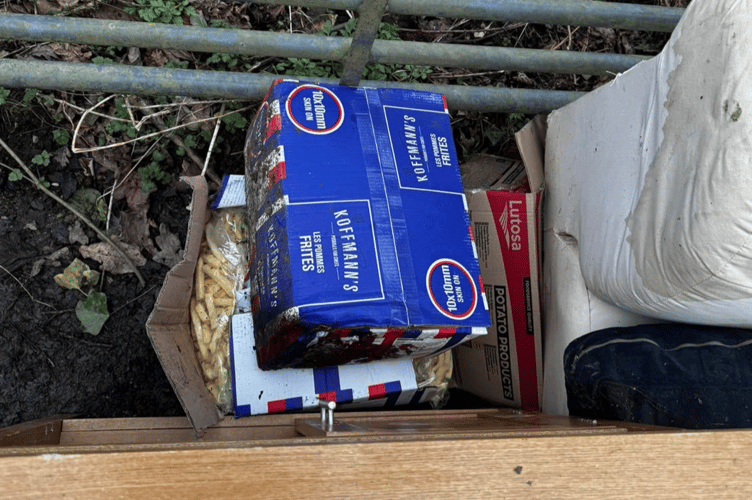 The incident of fly-tipping near Bradley Ponds nature reserve was discovered on February 12